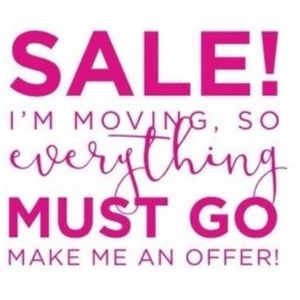 Moving in less than a week! Reasonable offers accepted!